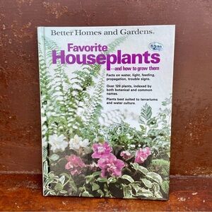 Vintage Book: Better Homes and Gardens Favorite Houseplants 1976